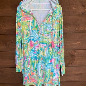 UPF 50+ Rylie Dress in Multi Sea Salt and Sun